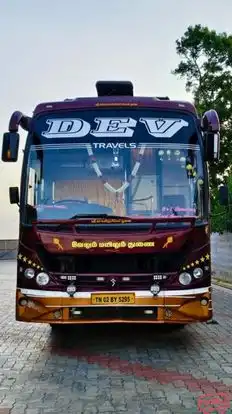 Dev Travels Bus-Front Image
