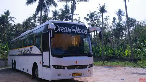 Dream Flower Tours and Travels Bus-Front Image