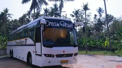 Dream Flower Tours and Travels Bus-Front Image