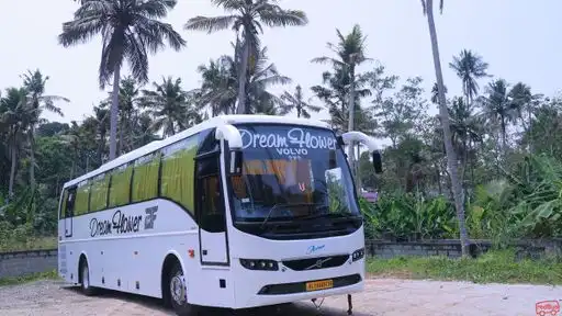 Dream Flower Tours and Travels Bus-Front Image