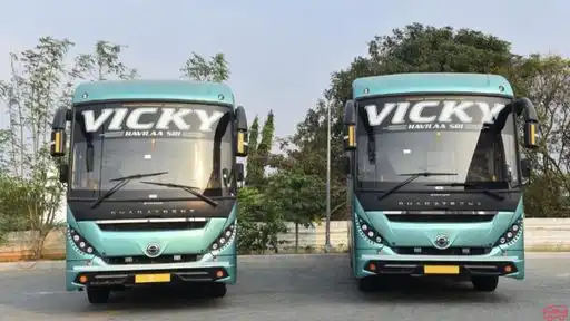 VICKY TRAVELS Bus-Front Image