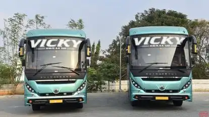 VICKY TRAVELS Bus-Front Image