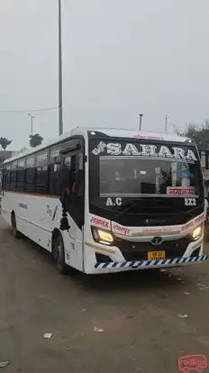 Blue Sahara Travels Bus-Side Image