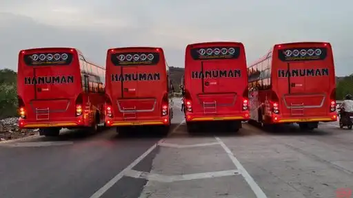 Hanuman Tours and Travels Point Bus-Front Image