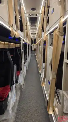 Mr.Holidays Bus-Seats layout Image