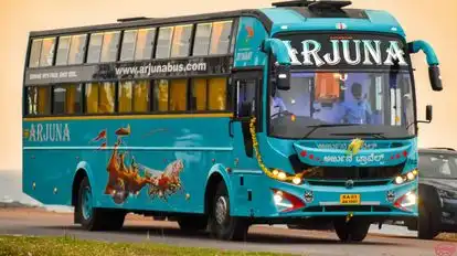 Arjuna Travels Bus-Front Image