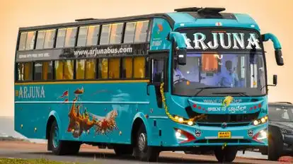 Arjuna Travels Bus-Front Image