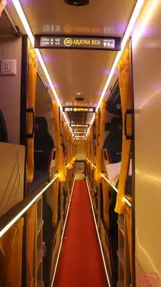 Arjuna Travels Bus-Seats layout Image
