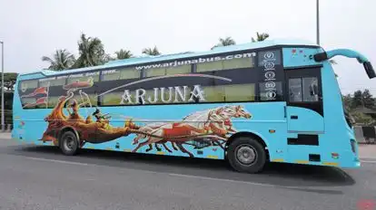 Arjuna Travels Bus-Side Image
