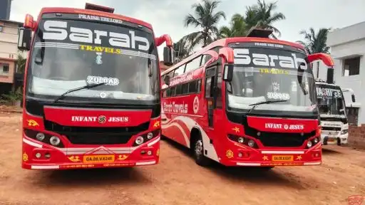 Sarah Travels Bus-Front Image