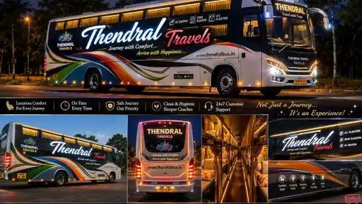 THENDRAL TRAVELS Bus-Front Image