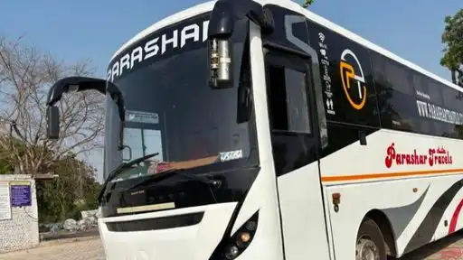 Parashar Travels Bus-Front Image