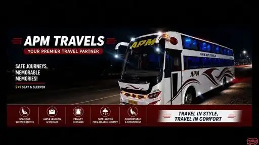 APM TRAVELS Bus-Front Image
