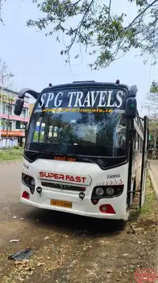S P G TRAVELS  Bus-Front Image