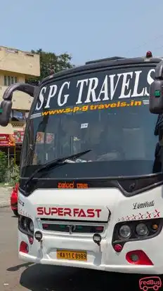 S P G TRAVELS  Bus-Front Image