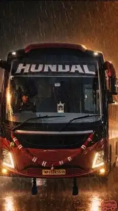 Hundal Travels Bus-Front Image