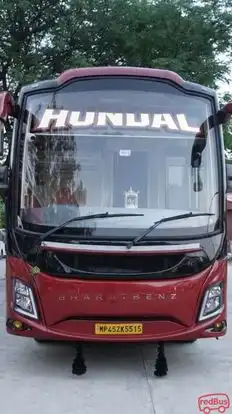 Hundal Travels Bus-Front Image