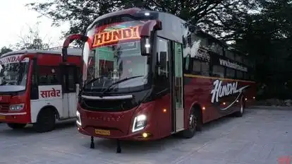 Hundal Travels Bus-Front Image