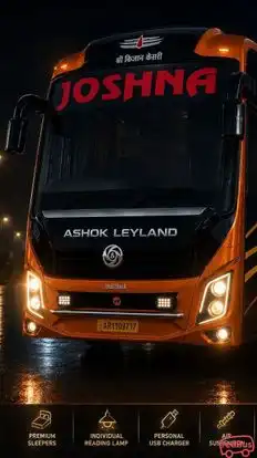 JOSHNA TRAVELS AND CARGO Bus-Front Image