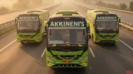 Akkineni Travels  Bus-Front Image