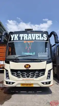 YK Travels Bus-Front Image