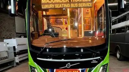 Majumder Travels Bus-Front Image