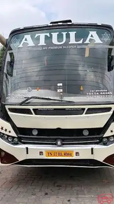 ATULA TRAVELS Bus-Front Image