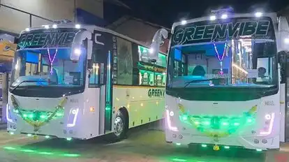 Greenvibe Travels Bus-Front Image