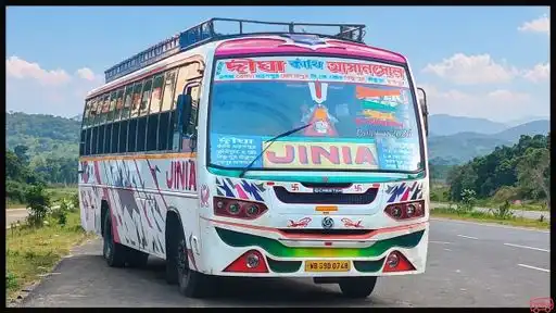 JINIA TRAVELS Bus-Front Image