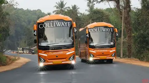 Colliwaye Travels Bus-Front Image
