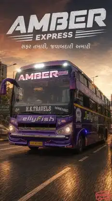 Amber Express Bus-Front Image