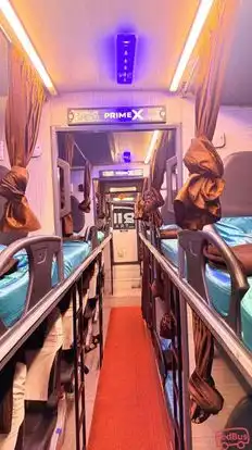 PrimeX Travels Bus-Seats layout Image