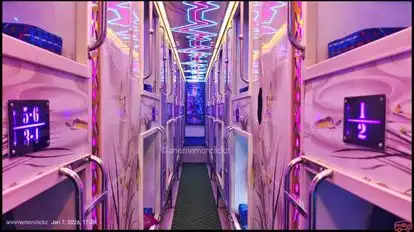 Dharnidhar Travels Bus-Seats layout Image