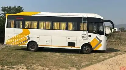 Travel Guru Holidays Bus-Side Image