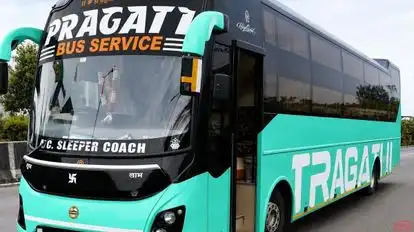 Pragati Bus Service Bus-Front Image