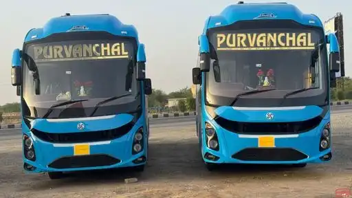 Purvanchal express Bus-Front Image