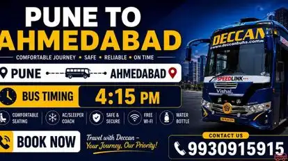 Deccan Tours & Travels Bus-Front Image