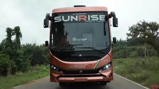 Sunrise Tours and Travels Bus-Front Image