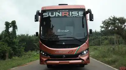 Sunrise Tours And Travels Bus-Front Image