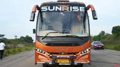 Sunrise Tours And Travels Bus-Front Image