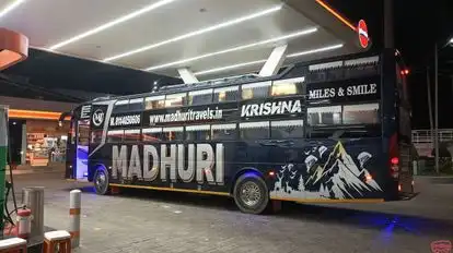 Madhuri travels Bus-Side Image