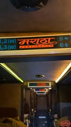 Maratha Holidays Bus-Seats layout Image
