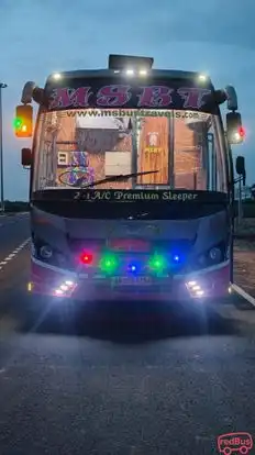 MS Bus Travels Bus-Front Image