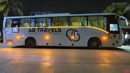 A B Travels Bus-Front Image