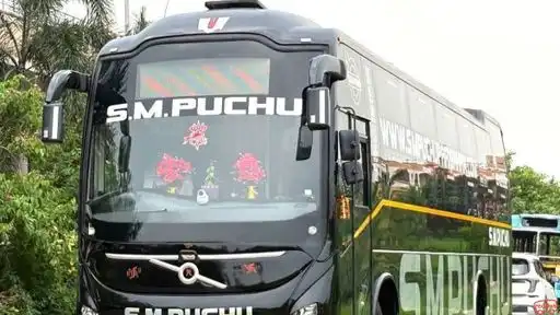 S M Puchu Paribahan Bus-Front Image