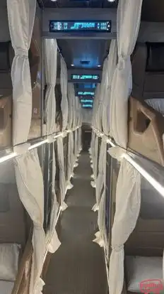 Jihan luxury travels Bus-Seats layout Image