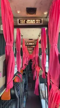 Jihan luxury travels Bus-Seats layout Image