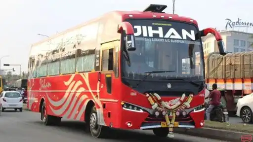 Jihan Luxury Travels Bus-Front Image