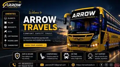 Arrow Travels Bus-Front Image