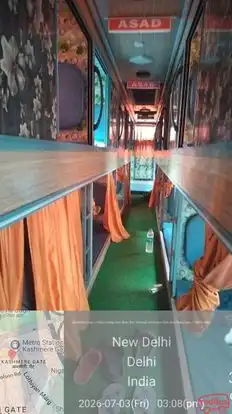 Asad Travels Bus-Front Image